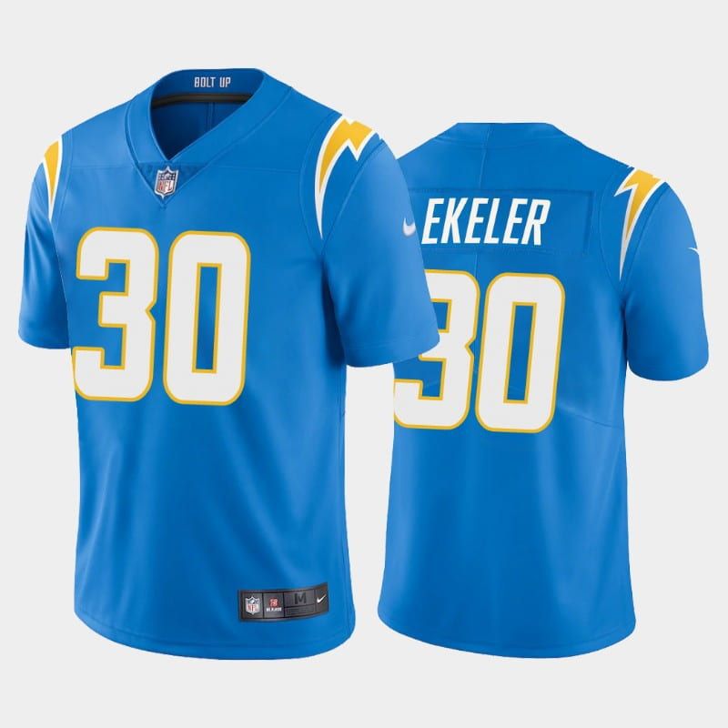 Men Los Angeles Chargers 30 Austin Ekeler Nike Powder Blue Limited NFL Jersey